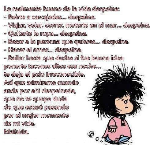 Sacudete - despeinada - mafalda